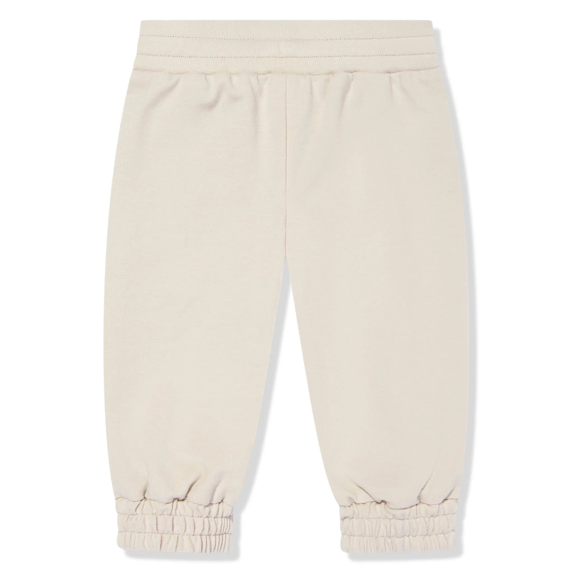 Fendi Baby FF Logo Reversible Brown Sweatpants