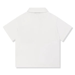 Fendi Boys FF Pocket White Polo Shirt