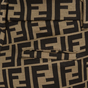 Fendi FF Logo Baby Boys Brown Shorts