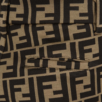 Fendi FF Logo Baby Boys Brown Shorts