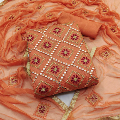 Fenta Embroidered Modal Dress Material