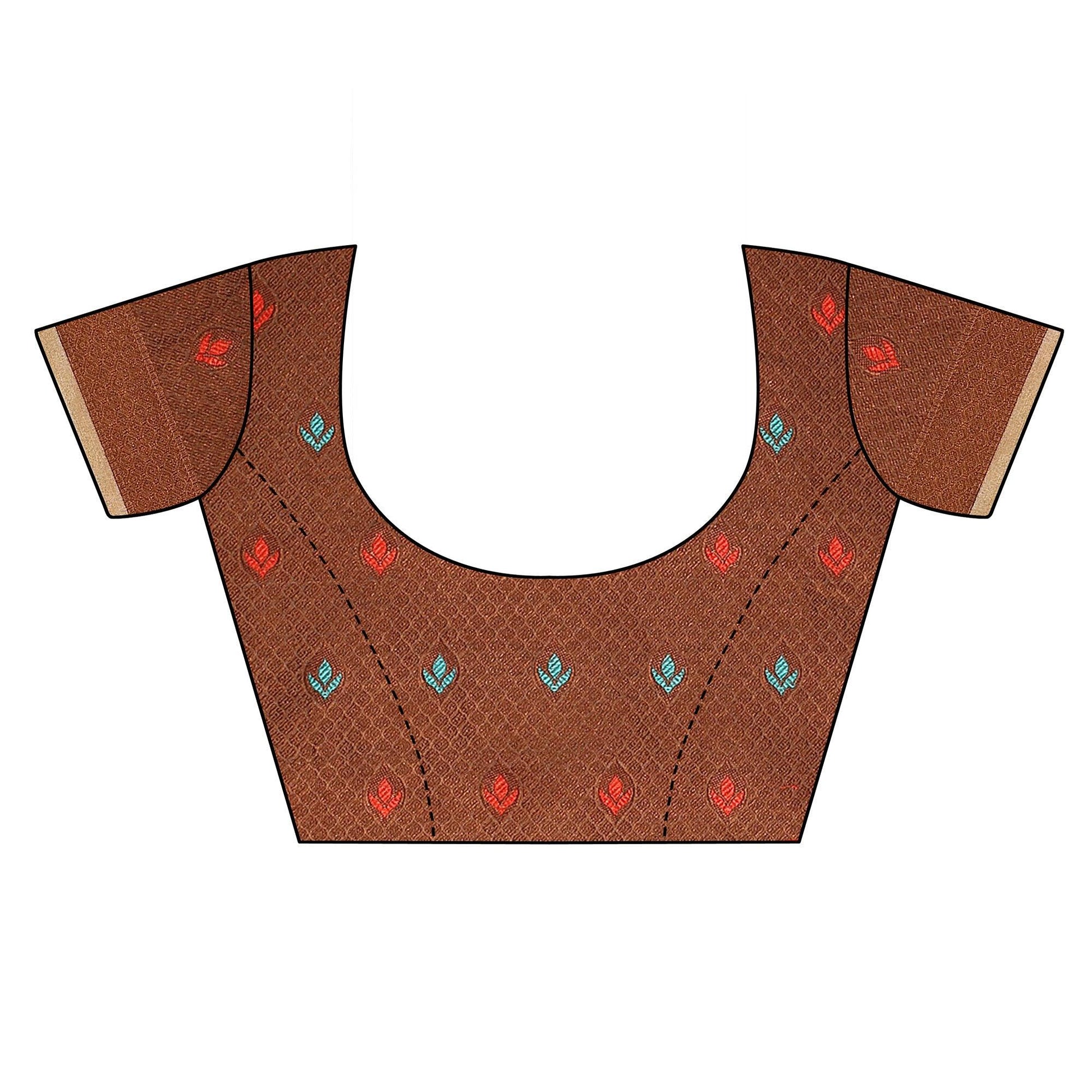 Ferozi  Festive Wear Woven With Meena Butta Rich Pallu Cotton Saree