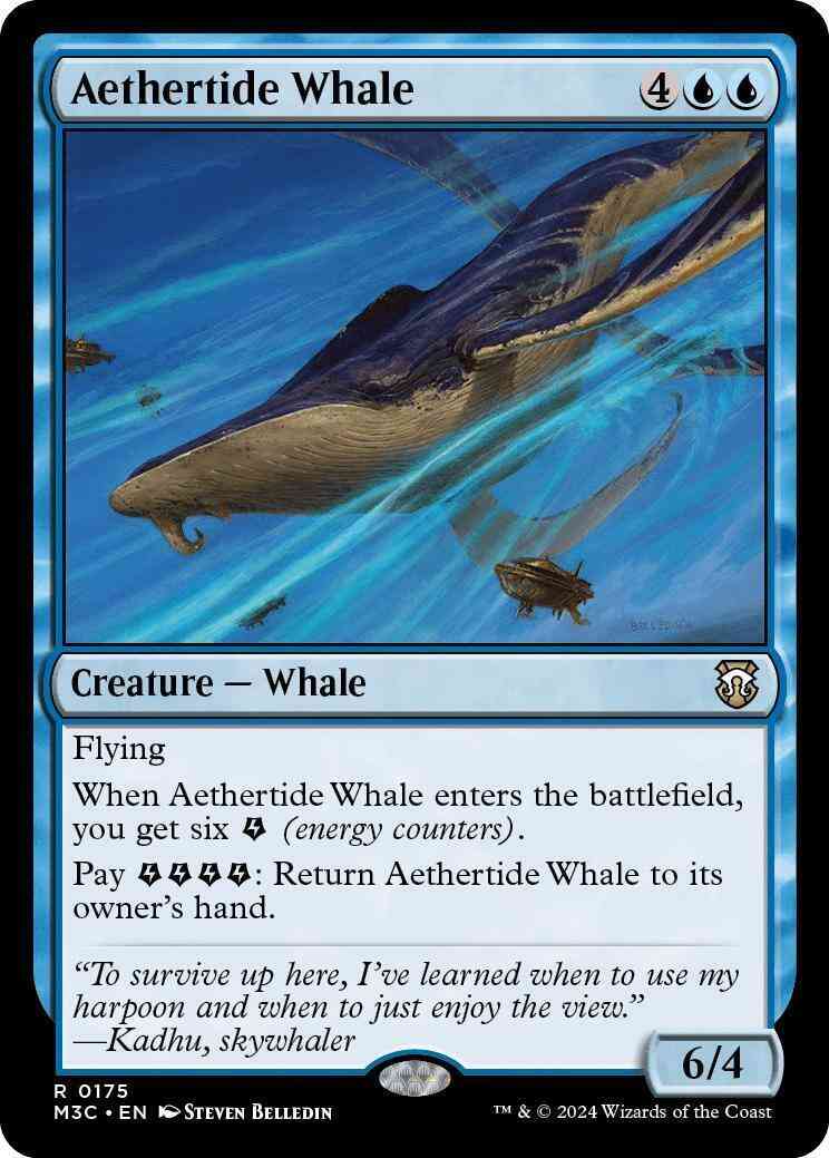 Aethertide Whale [175] [Modern Horizons 3: Commander] [Non-Foil]