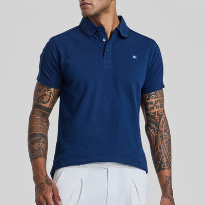 Believe Dark Blue Polo T-Shirt