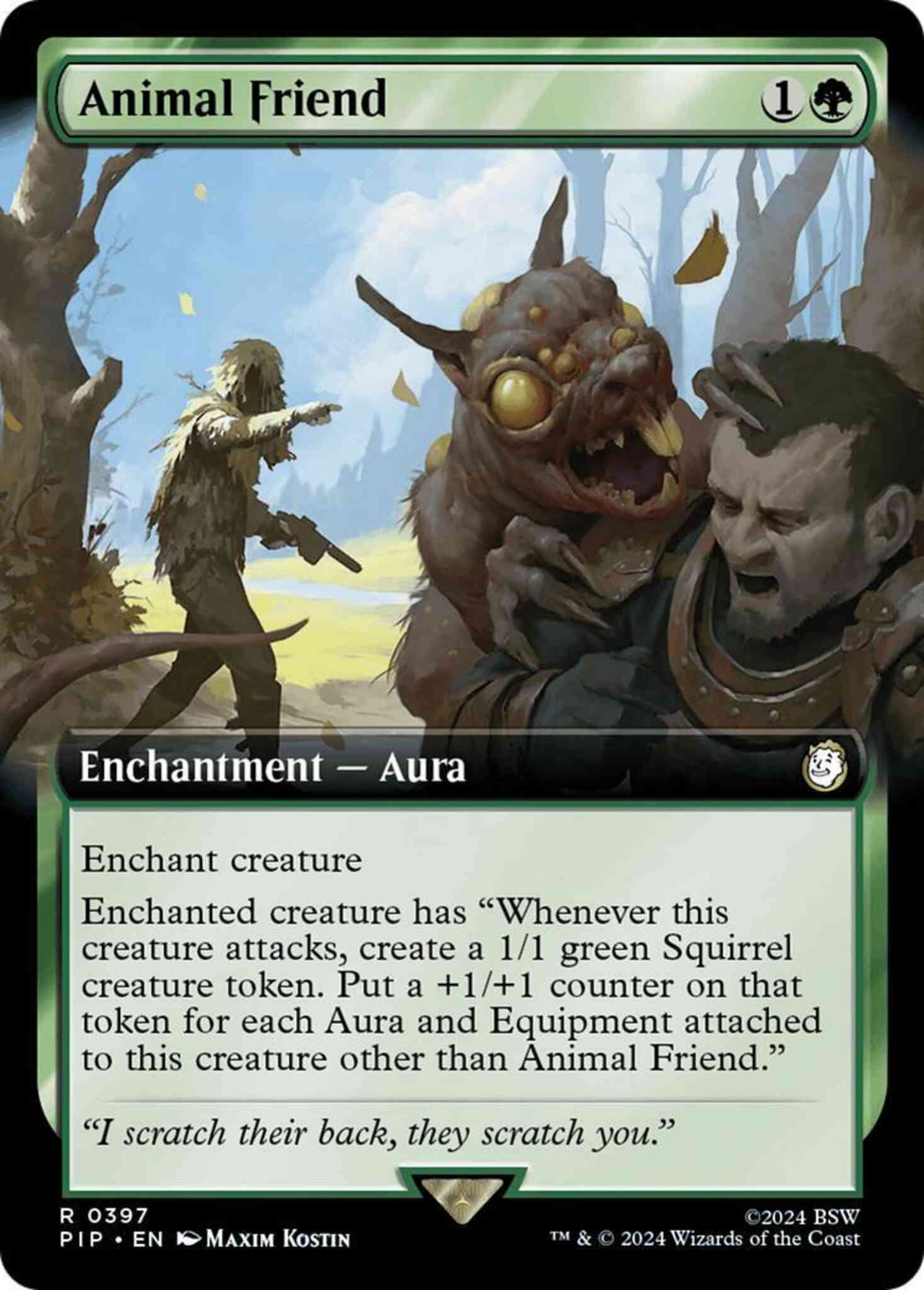 Animal Friend [397] [Extended Art] [Fallout] [Non-Foil]