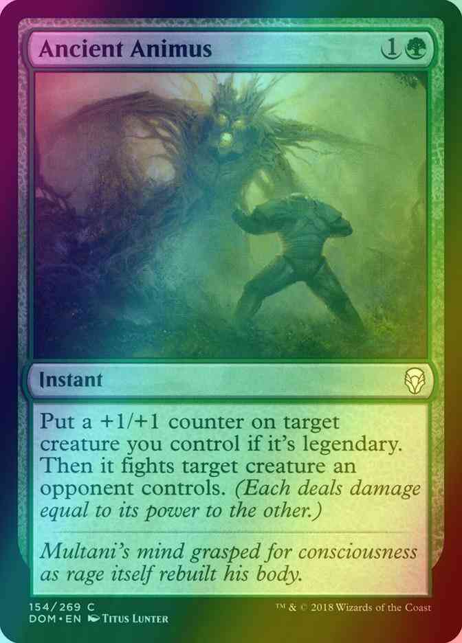 Ancient Animus [154] [Dominaria] [Foil]