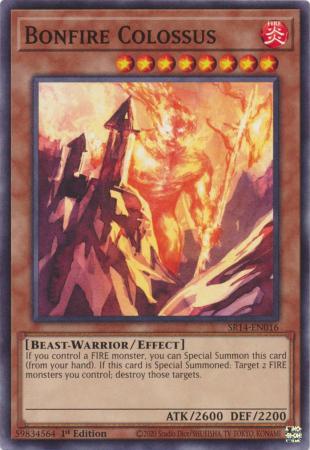 Bonfire Colossus - SR14-EN016 - Common - 1st Edition