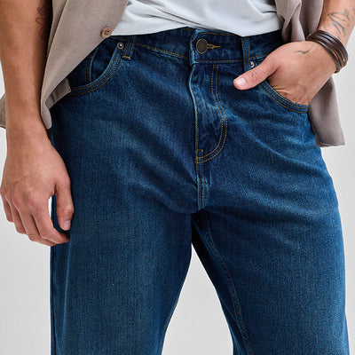 Blue Baggy Fit Jeans