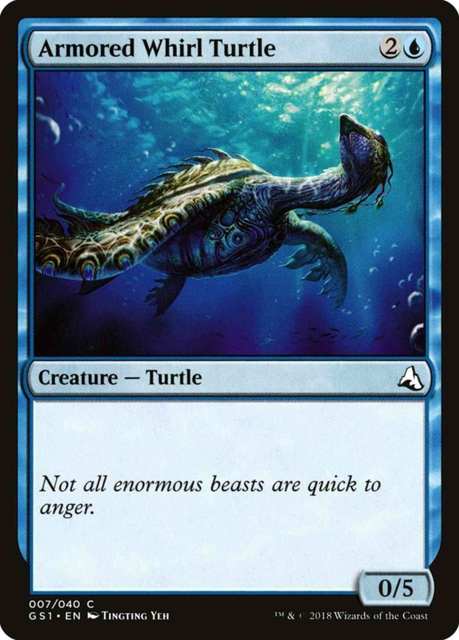 Armored Whirl Turtle [7] [Global Series Jiang Yanggu And Mu Yanling] [Non-Foil]