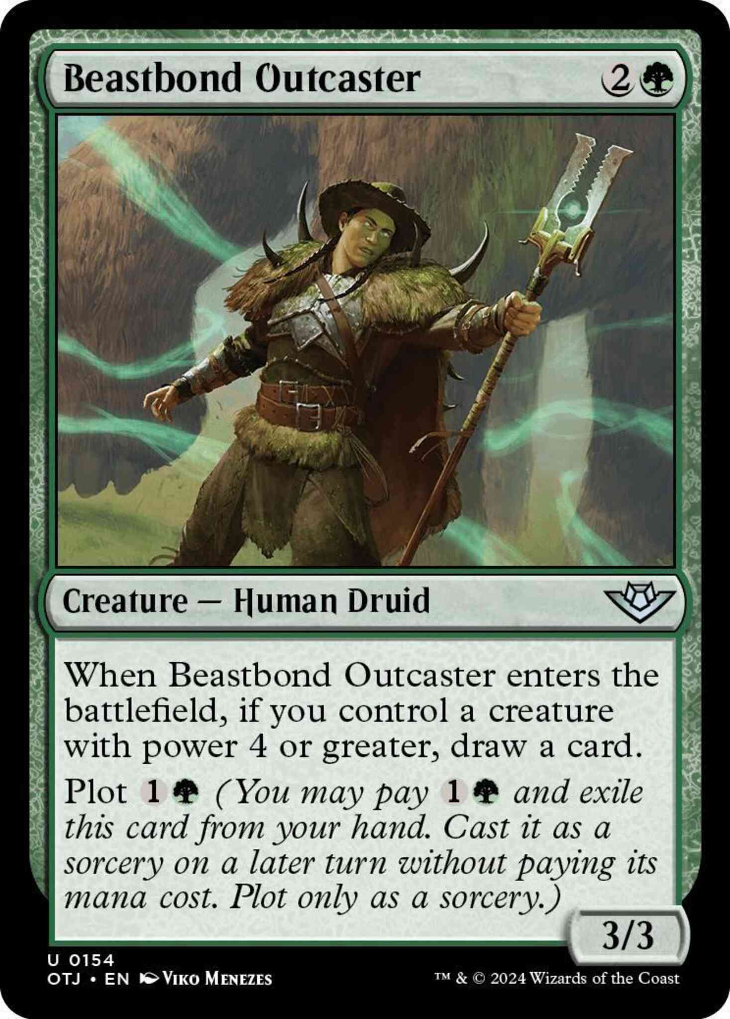 Beastbond Outcaster [154] [Outlaws of Thunder Junction] [Non-Foil]