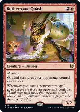 Bothersome Quasit [674] [Commander Legends: Battle for Baldur's Gate] [Non-Foil]