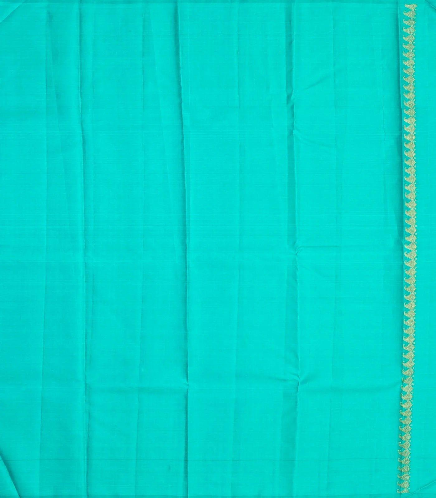 Navy Blue Handloom Kanchipuram Silk Saree With Stripes