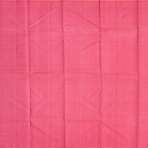 Turquoise Handloom Kanchipuram Korvai Silk Saree With Pink Border