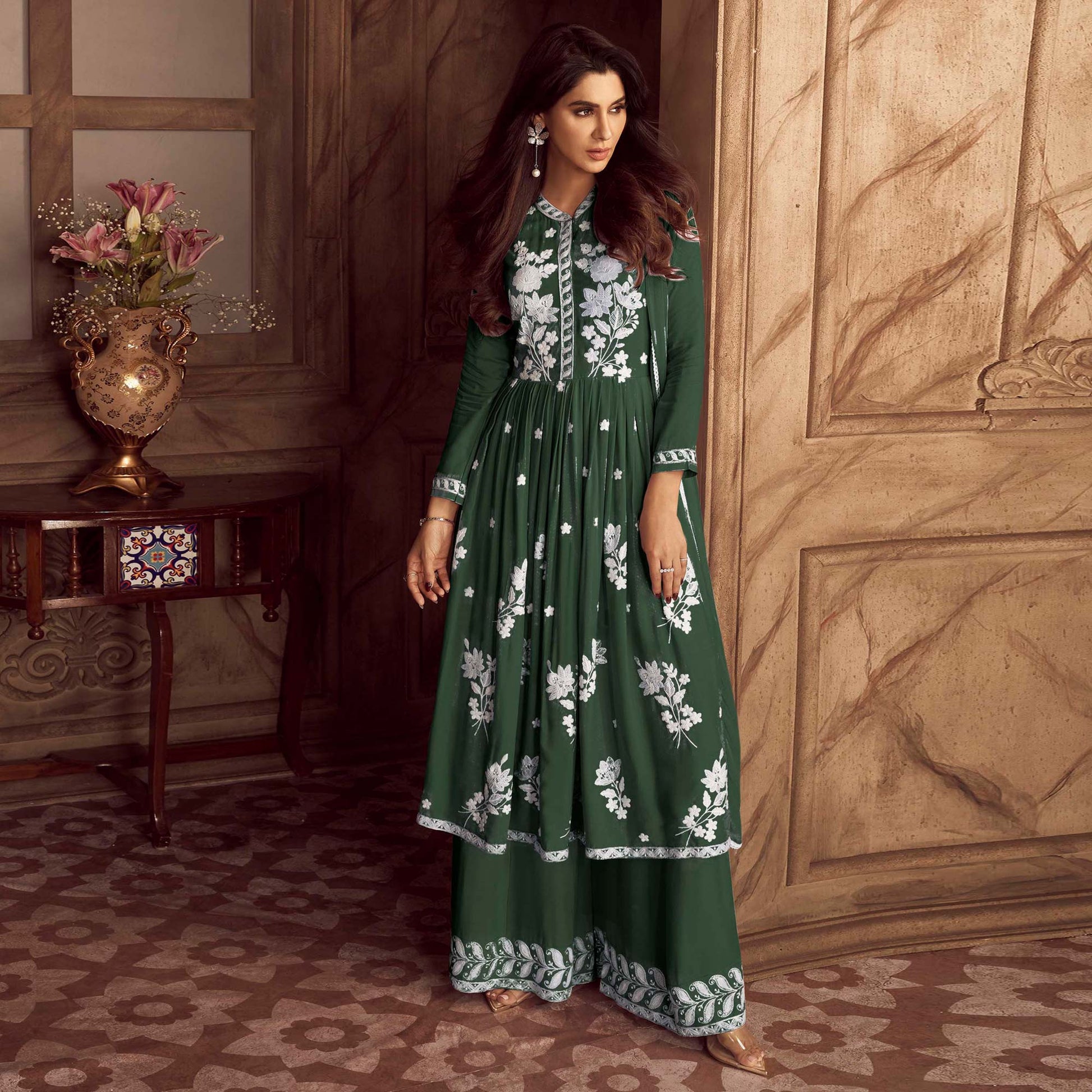 green-lucknowi-embroidered-rayon-palazzo-suit-2