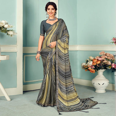 grey-digital-bandhani-printed-chiffon-saree-with-tassels