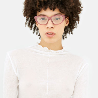 Kitti Op Dark Pink Glitter