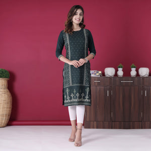 green-floral-printed-rayon-kurti-1