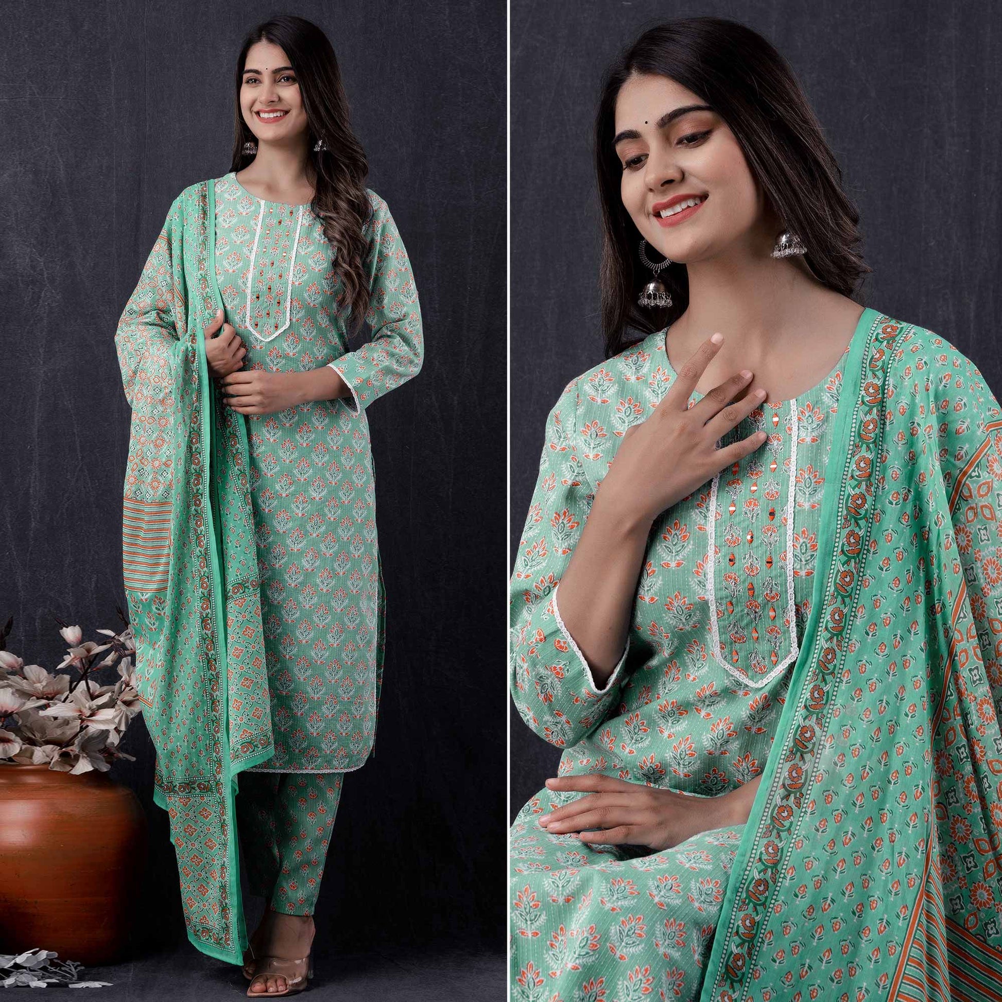 green-jaipuri-printed-pure-cotton-suit