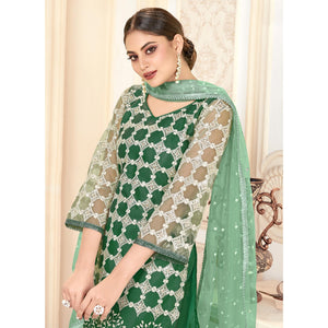 green-sequins-embroidered-net-semi-stitched-suit