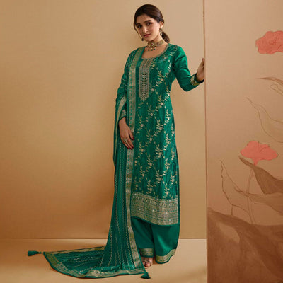 green-woven-and-embroidered-dola-silk-palazzo-suit