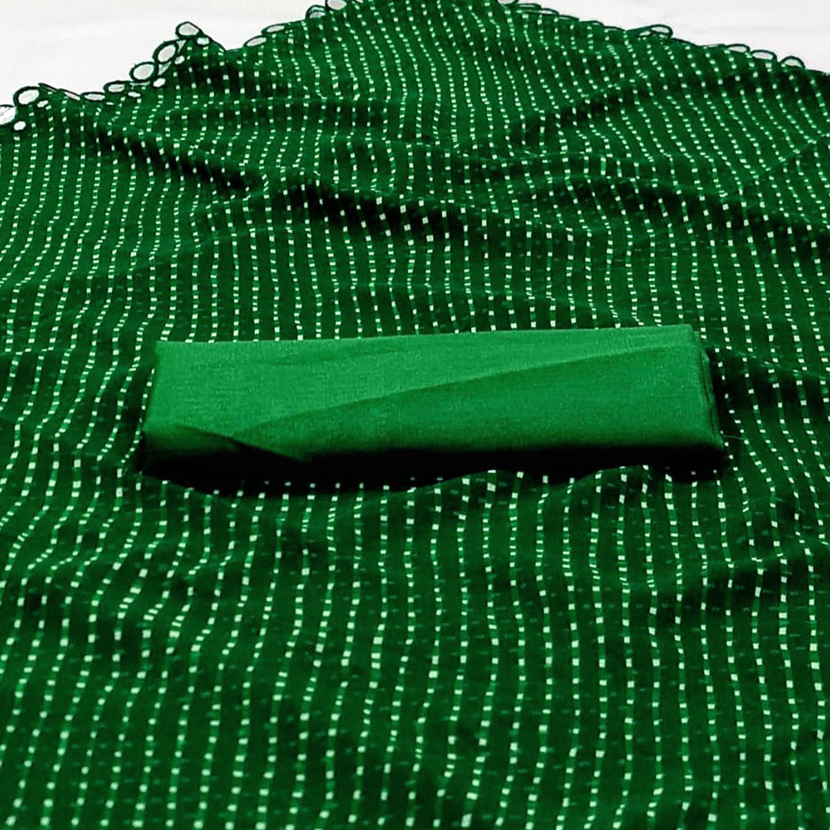 green-bandhani-printed-georgette-saree