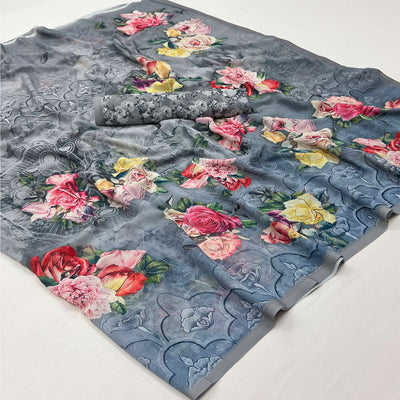 grey-digital-floral-printed-georgette-saree