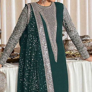 green-sequins-embroidered-georgette-pakistani-suit-1