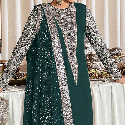 green-sequins-embroidered-georgette-pakistani-suit-1