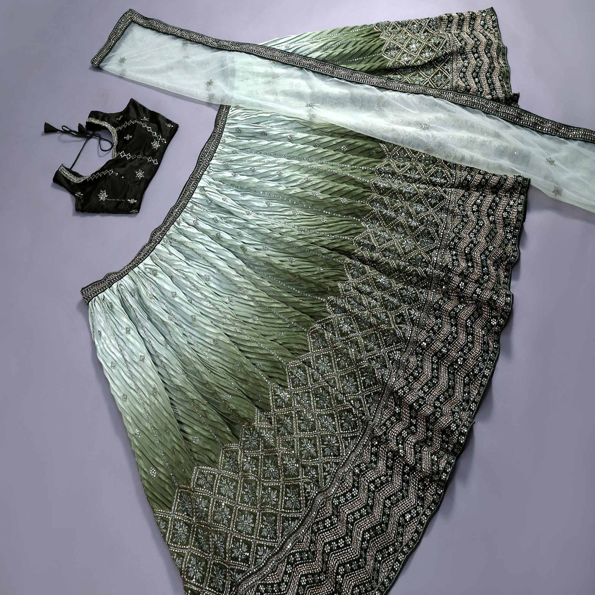 green-sequins-embroidered-satin-lehenga-choli
