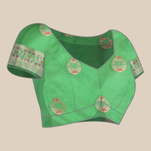 Gajari Woven Organza Saree