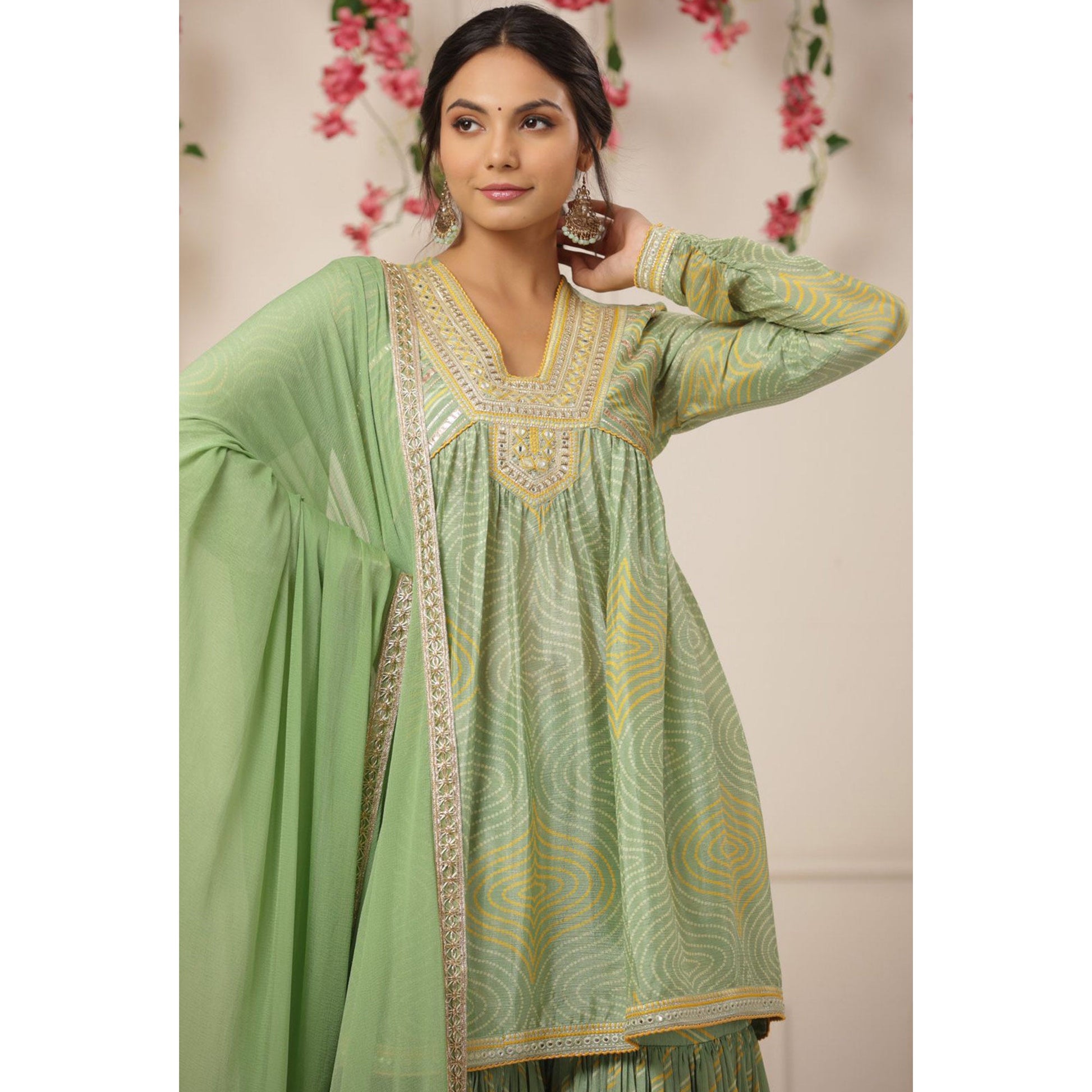 green-printed-with-embroidered-chiffon-sharara-suit