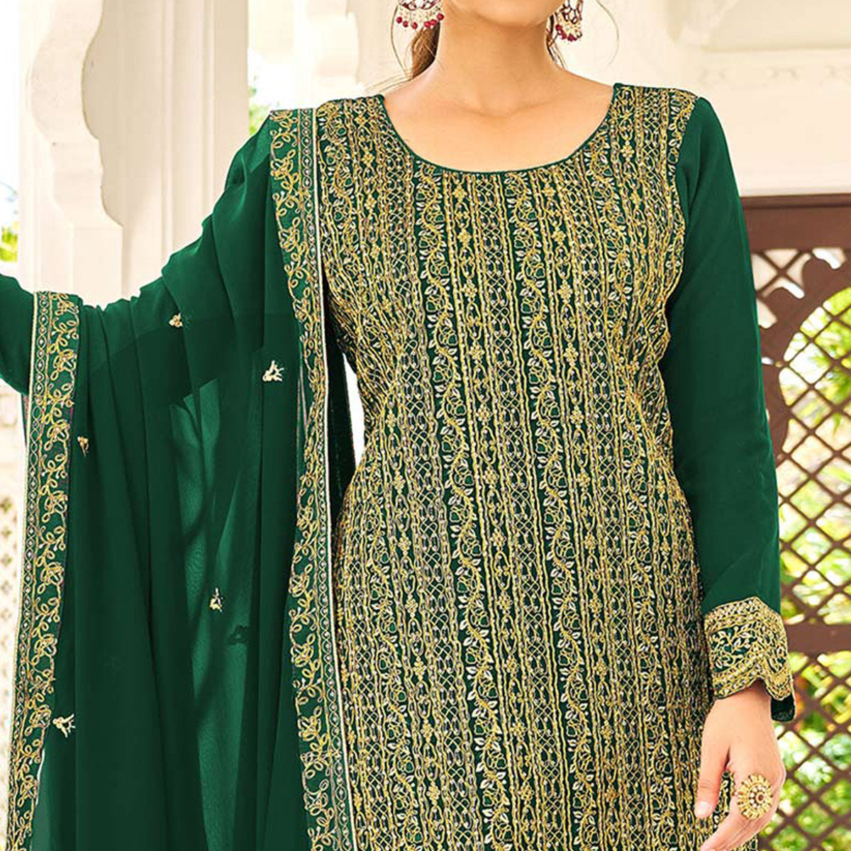green-sequins-embroidered-georgette-suit-1