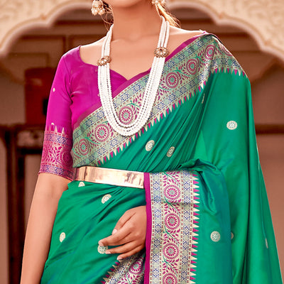 green-woven-banarasi-silk-saree-10