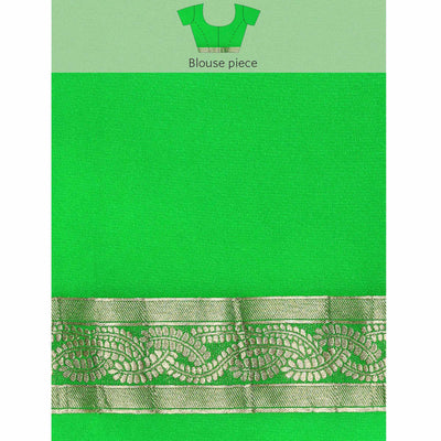 Blue Woven Kanjivaram Silk Saree