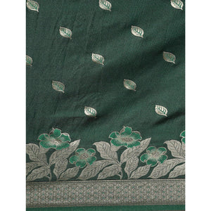 green-woven-kanjivaram-silk-saree-withtassels