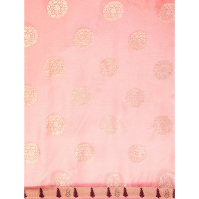 Light Purple Foil Printed With Swarovski Chiffon Saree