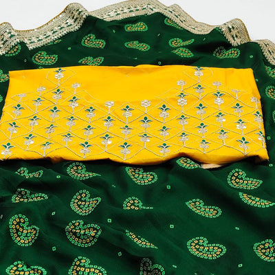 green-bandhani-printed-with-sequins-embroidered-vichitra-silk-saree