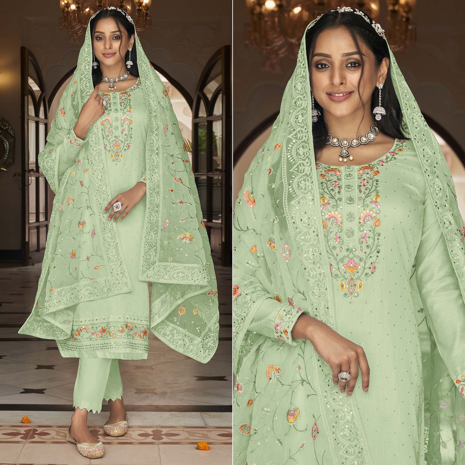 green-floral-embroidered-georgette-salwar-suit-1
