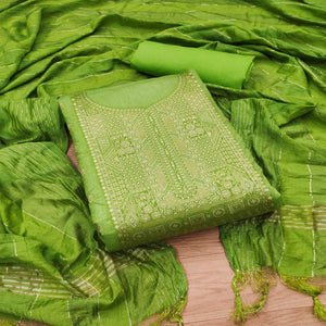 green-woven-banarasi-silk-dress-material-4