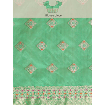 Gajari Woven Organza Saree
