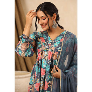 blue-floral-printed-muslin-sharara-suit-1