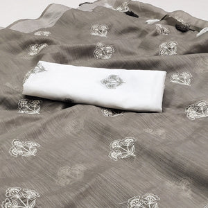 grey-floral-embroidered-raw-silk-saree