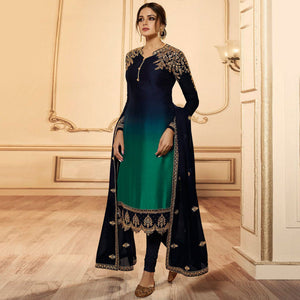 green-blue-floral-embroidered-georgette-salwar-suit