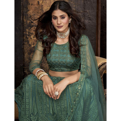 green-sequins-embroidered-net-lehenga-choli-1