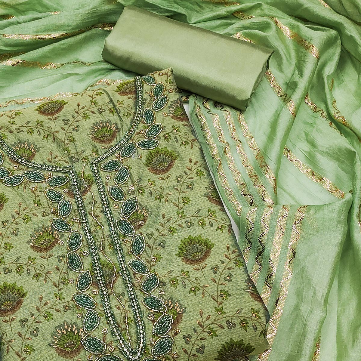 green-printed-with-handwork-modal-dress-material
