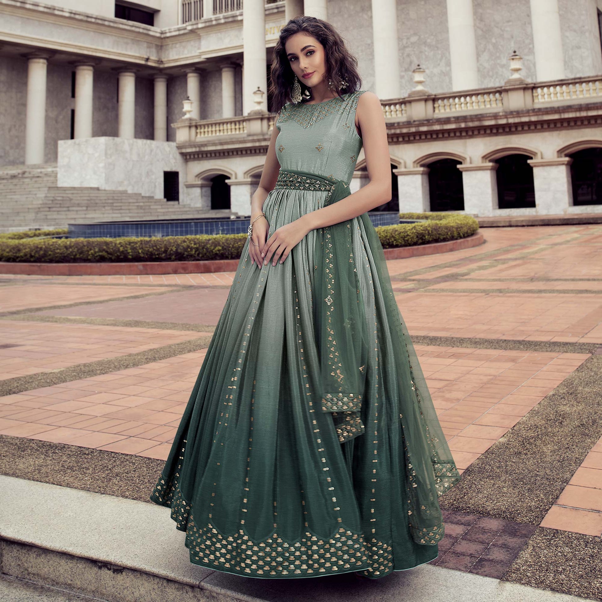 green-sequence-embroidered-chiffon-gown-1