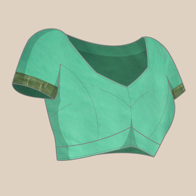 green-floral-embroidered-organza-saree-3