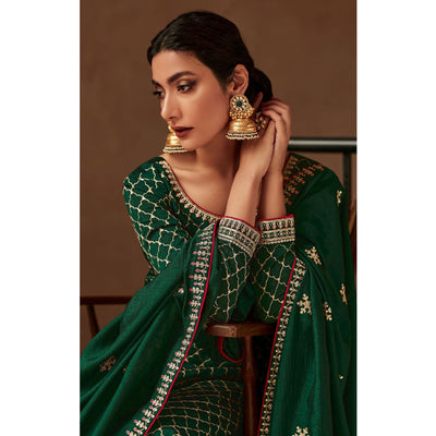 green-floral-embroidered-art-silk-palazzo-suit