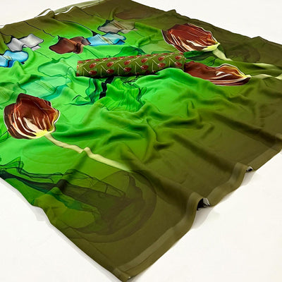 green-floral-digital-printed-georgette-saree-1