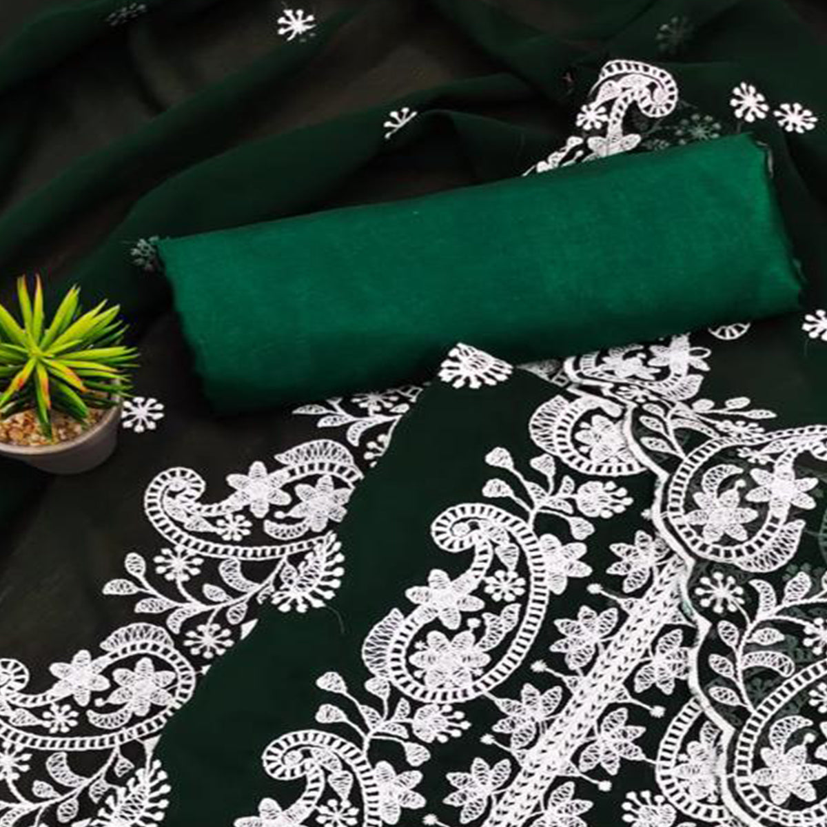 green-embroidered-georgette-dress-material-3